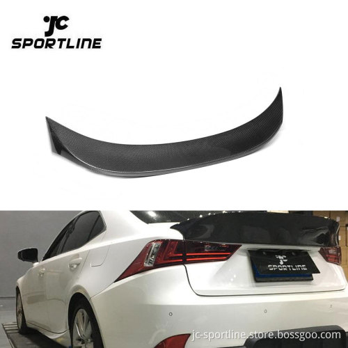 Carbon Fiber Rear Spoiler for Lexus IS250/IS350/ISF 2013+